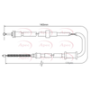 Apec Handbrake Cable CAB1116 thumbnail
