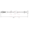 Apec Handbrake Cable CAB1134 thumbnail