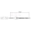 Apec Handbrake Cable CAB1137 thumbnail