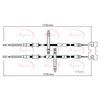 Apec Handbrake Cable CAB1141 thumbnail