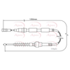 Apec Handbrake Cable CAB1155 thumbnail