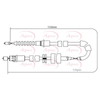 Apec Handbrake Cable CAB1164 thumbnail