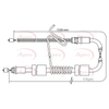 Apec Handbrake Cable CAB1177 thumbnail