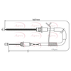 Apec Handbrake Cable CAB1178 thumbnail