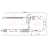 Apec Handbrake Cable CAB1181 thumbnail