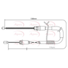 Apec Handbrake Cable CAB1187 thumbnail
