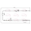 Apec Handbrake Cable CAB1207 thumbnail