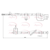 Apec Handbrake Cable CAB1217 thumbnail