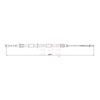 Apec Handbrake Cable CAB1222 thumbnail