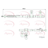 Apec Handbrake Cable CAB1225 thumbnail