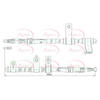 Apec Handbrake Cable CAB1234 thumbnail