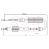 Apec Handbrake Cable CAB1246 thumbnail