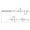 Apec Handbrake Cable CAB1250 thumbnail