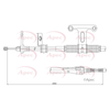 Apec Handbrake Cable CAB1257 thumbnail
