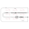 Apec Handbrake Cable CAB1261 thumbnail