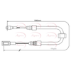 Apec Handbrake Cable CAB1282 thumbnail