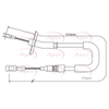 Apec Handbrake Cable CAB1284 thumbnail