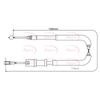 Apec Handbrake Cable CAB1289 thumbnail
