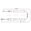 Apec Handbrake Cable CAB1292 thumbnail