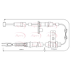 Apec Handbrake Cable CAB1296 thumbnail
