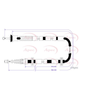 Apec Handbrake Cable CAB1300 thumbnail