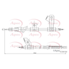 Apec Handbrake Cable CAB1301 thumbnail
