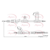 Apec Handbrake Cable CAB1302 thumbnail