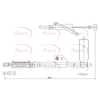 Apec Handbrake Cable CAB1304 thumbnail