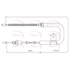 Apec Handbrake Cable CAB1310 thumbnail