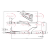 Apec Handbrake Cable CAB1324 thumbnail