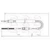 Apec Handbrake Cable CAB1330 thumbnail