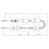 Apec Handbrake Cable CAB1331 thumbnail