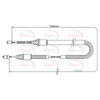 Apec Handbrake Cable CAB1332 thumbnail