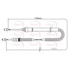 Apec Handbrake Cable CAB1333 thumbnail