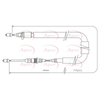 Apec Handbrake Cable CAB1359 thumbnail