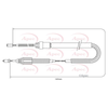 Apec Handbrake Cable CAB1360 thumbnail