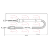 Apec Handbrake Cable CAB1361 thumbnail