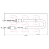 Apec Handbrake Cable CAB1362 thumbnail
