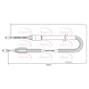 Apec Handbrake Cable CAB1363 thumbnail