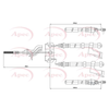 Apec Handbrake Cable CAB1368 thumbnail
