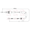 Apec Handbrake Cable CAB1377 thumbnail