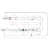 Apec Handbrake Cable CAB1385 thumbnail