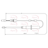 Apec Handbrake Cable CAB1387 thumbnail