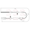 Apec Handbrake Cable CAB1394 thumbnail