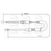 Apec Handbrake Cable CAB1397 thumbnail