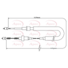 Apec Handbrake Cable CAB1401 thumbnail