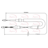 Apec Handbrake Cable CAB1411 thumbnail