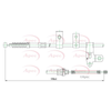 Apec Handbrake Cable CAB1428 thumbnail