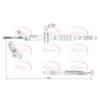 Apec Handbrake Cable CAB1439 thumbnail