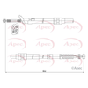 Apec Handbrake Cable CAB1441 thumbnail